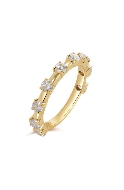 Valani Atelier Floating Diamond Band Ring In 14k Yellow Gold