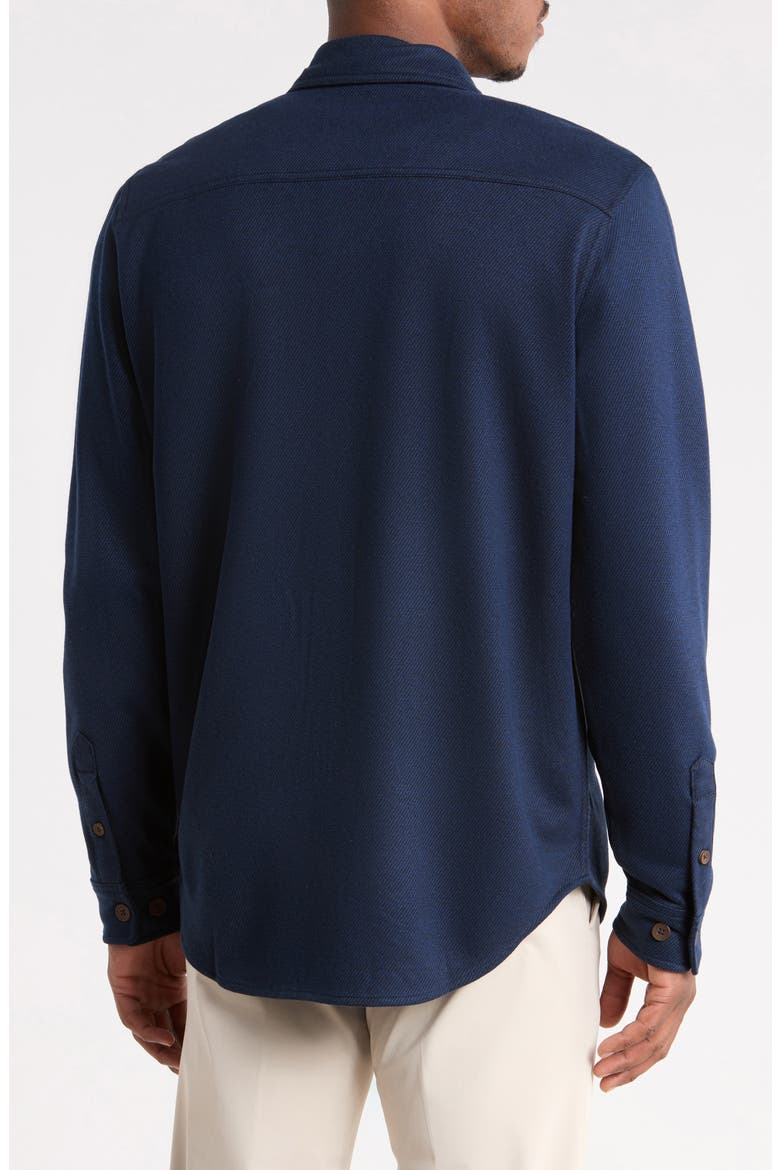 Fahnestock Knit Button-Up Shirt, Alternate, color, NAVY BLAZER