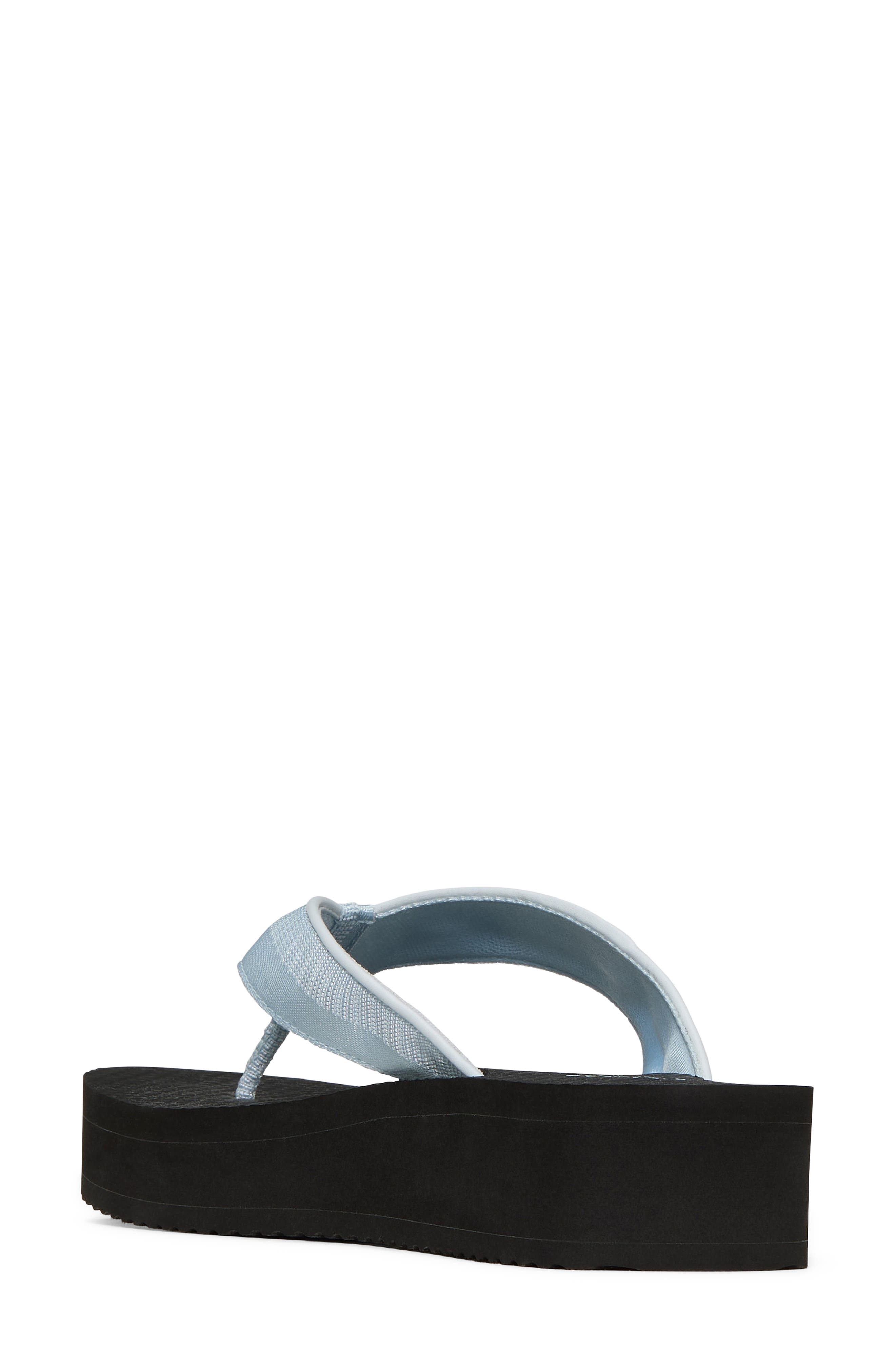 sam icon platform wedge flip flop, Alternate, color, PALE SAPPHIRINE