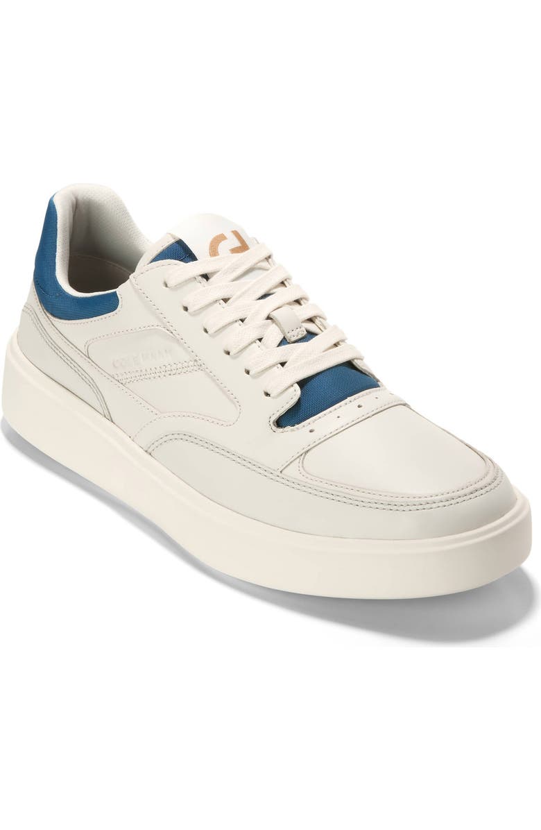 Cole Haan Grand Crosscourt Traveler Setshot Sneaker, Main, color, Ivory / Dark Blue / Ivory