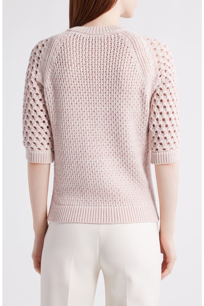 Funima Cotton Blend Crochet Sweater, Alternate, color, OPEN MISC