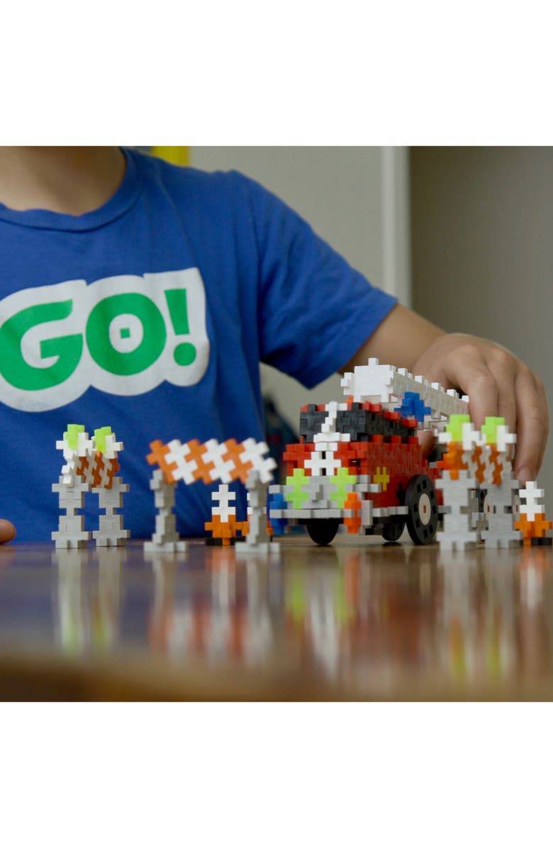 Plus-Plus USA USA Go! Firefighter & Rescue Playset, Alternate, color, 