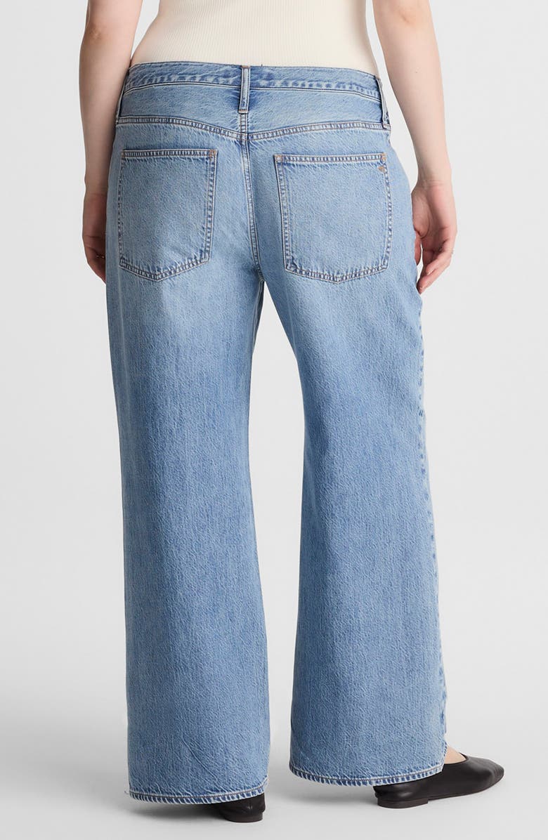 Madewell The Ultimate Wide Leg Drawstring Airy Denim Jeans, Alternate, color, Raebrook Wash