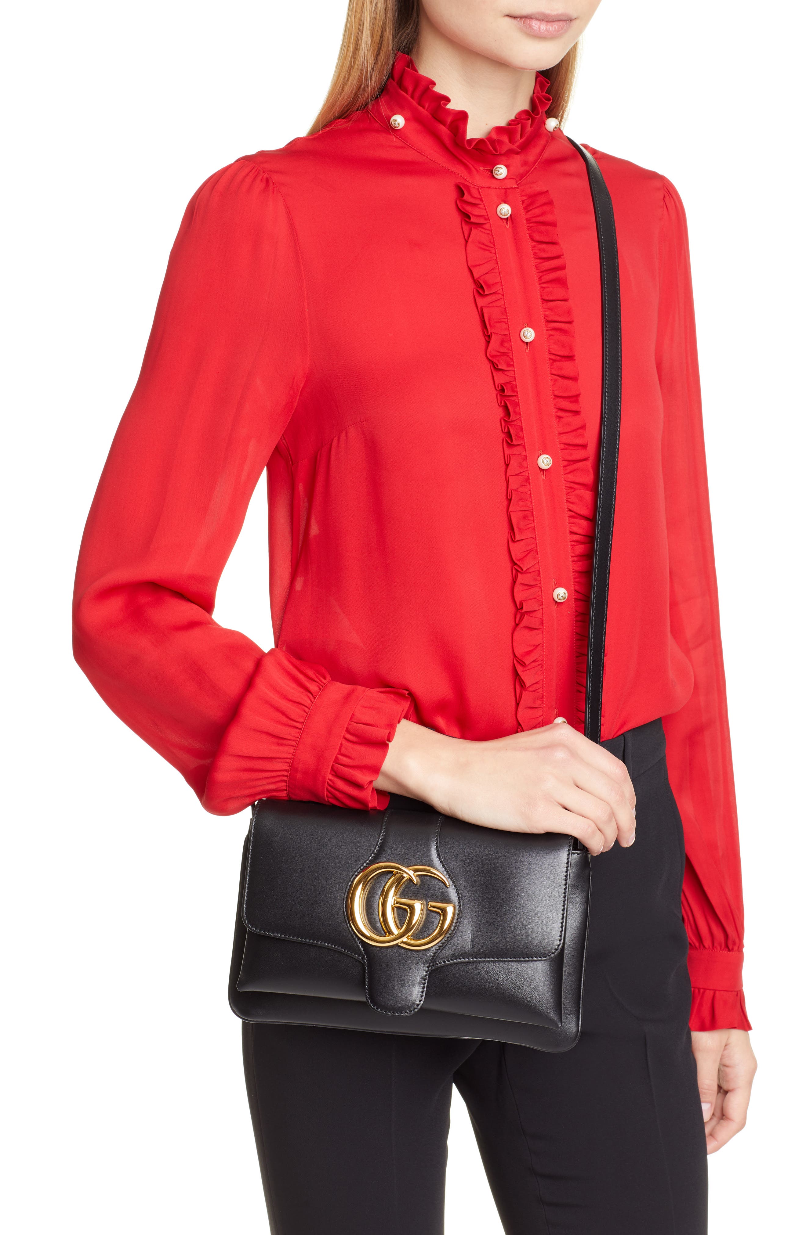 Gucci Small Convertible Shoulder Bag, Alternate, color, 
