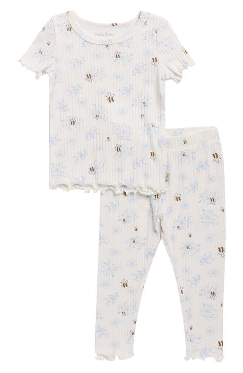 Fitted Stretch Organic Cotton Two-Piece Pajamas (Baby)