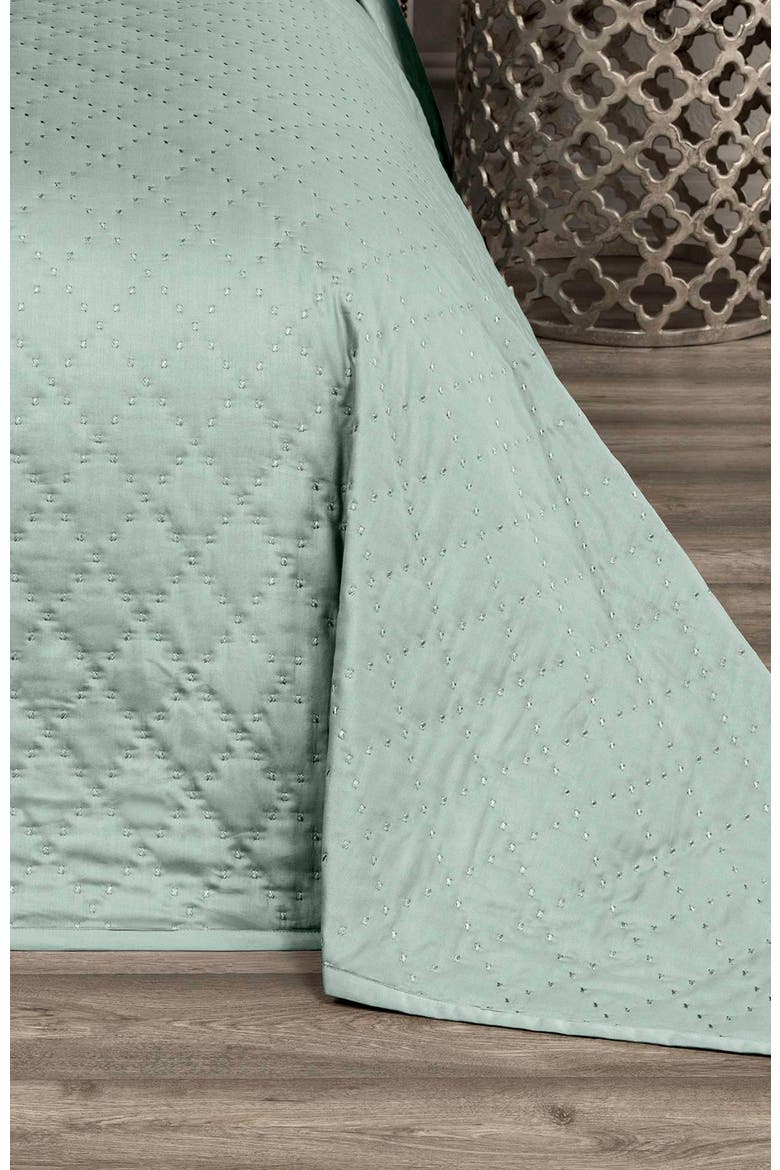Mistik Bedcover, Alternate, color, Blue-Green