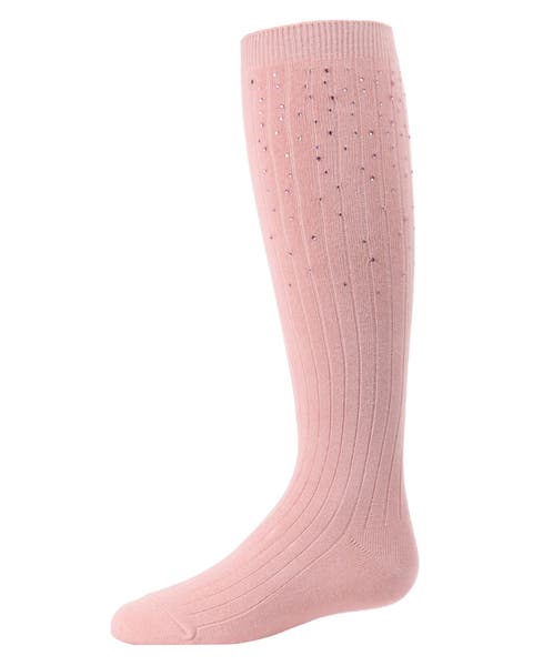 Ribbed Gemstone Knee High Socks (Toddler, Little Kid & Big Kid)