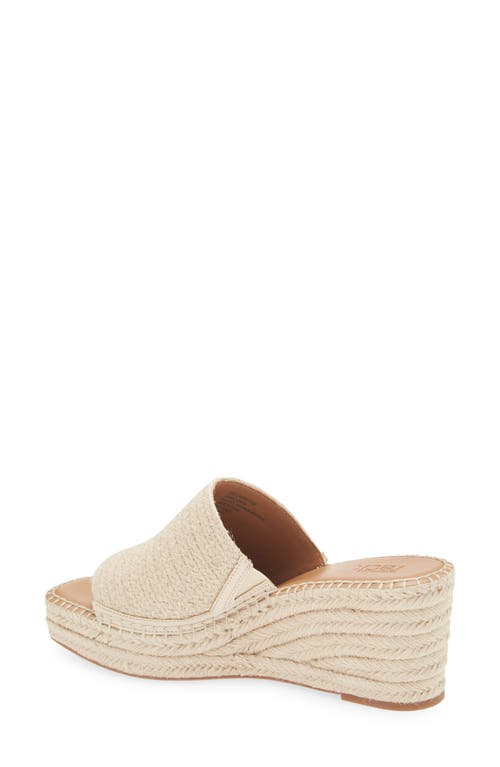 Nordstrom Rack Claire Jute Wedge Slide Sandal In Beige Natural