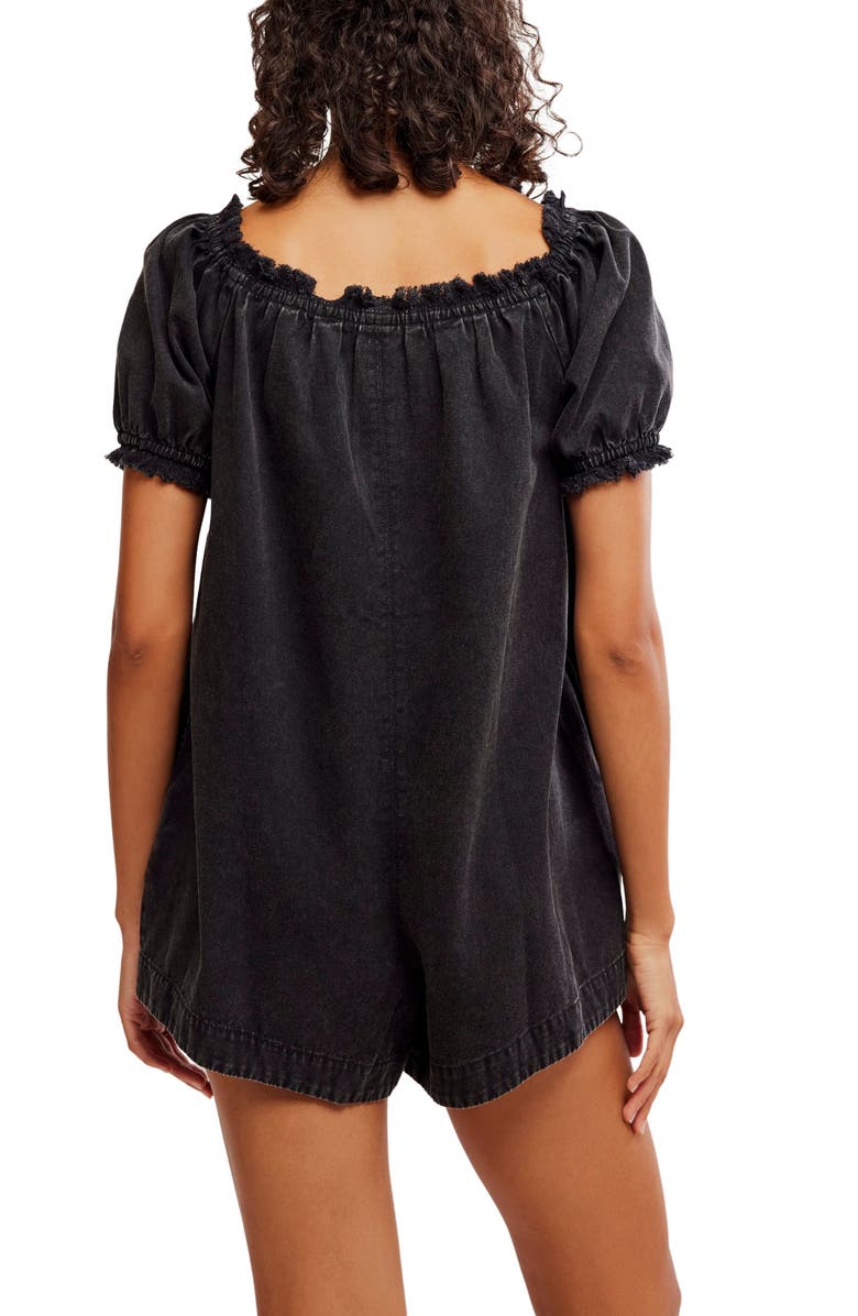 Daisy Denim Babydoll Romper