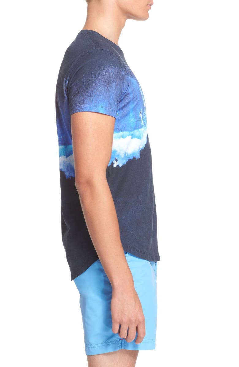Orlebar Brown 'Alex Maclain' Beach Print T-Shirt, Alternate, color,