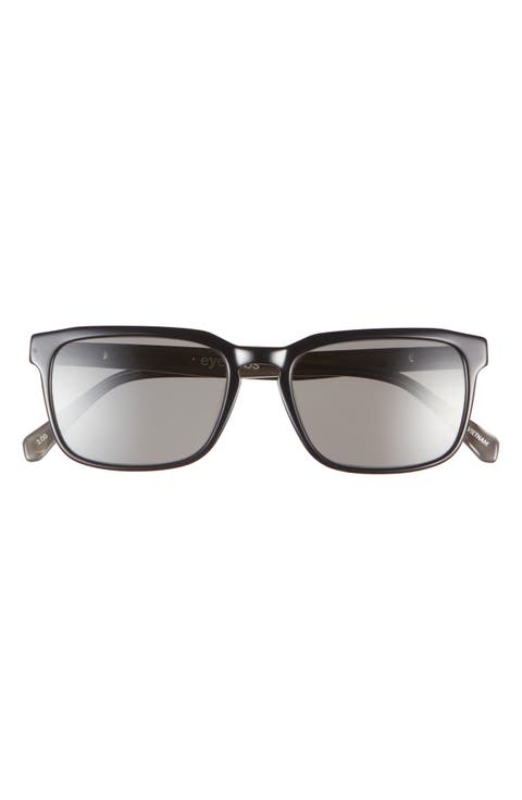 Seymour Glass 52mm Polarized Rectangular Sunglasses (Wide)