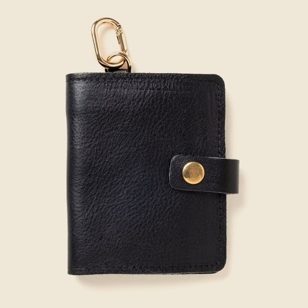 Casupo Wallet With Snap And Key Ring In Black