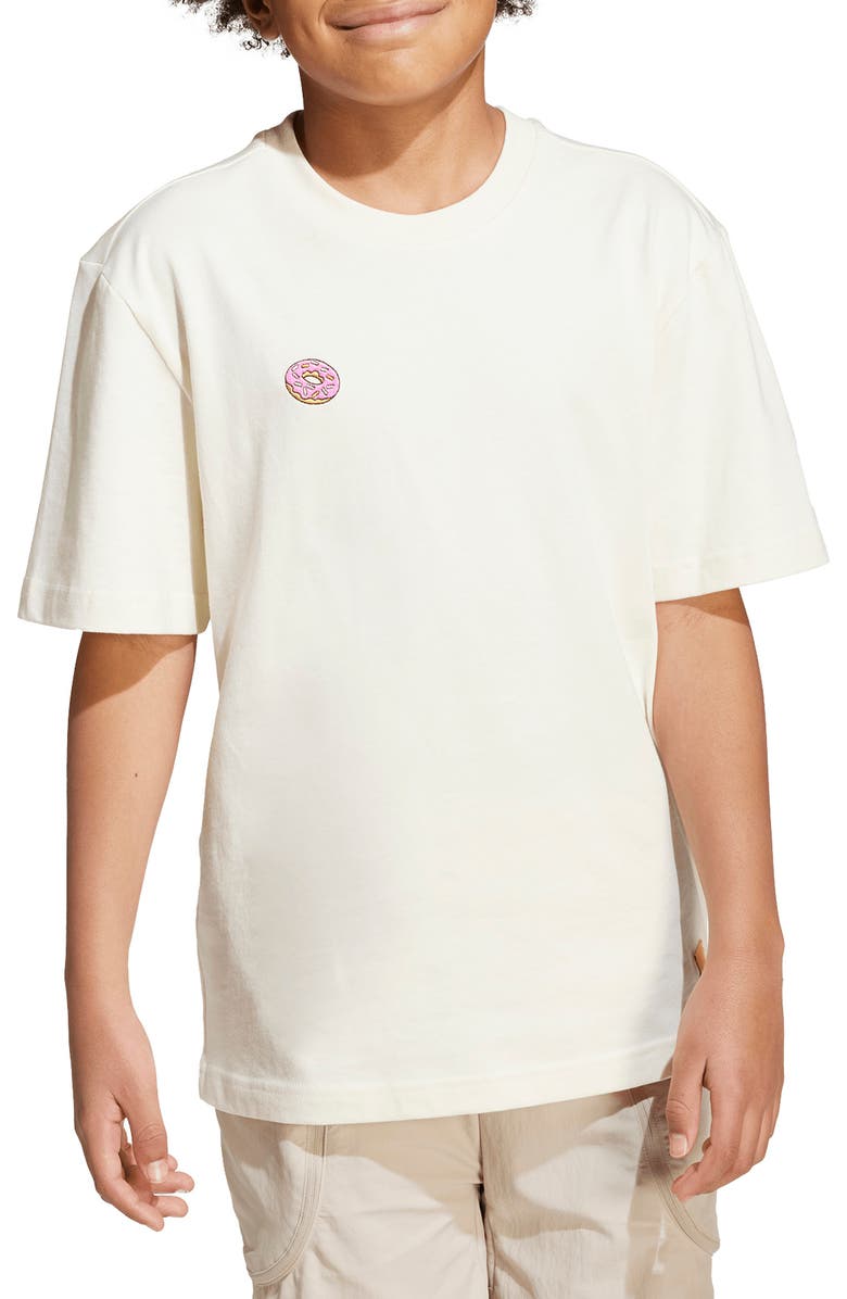 adidas Originals x The Simpsons Kids' Graphic T-Shirt, Alternate, color, Cream White