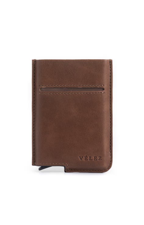 Leather Mini wallet Document Holder
