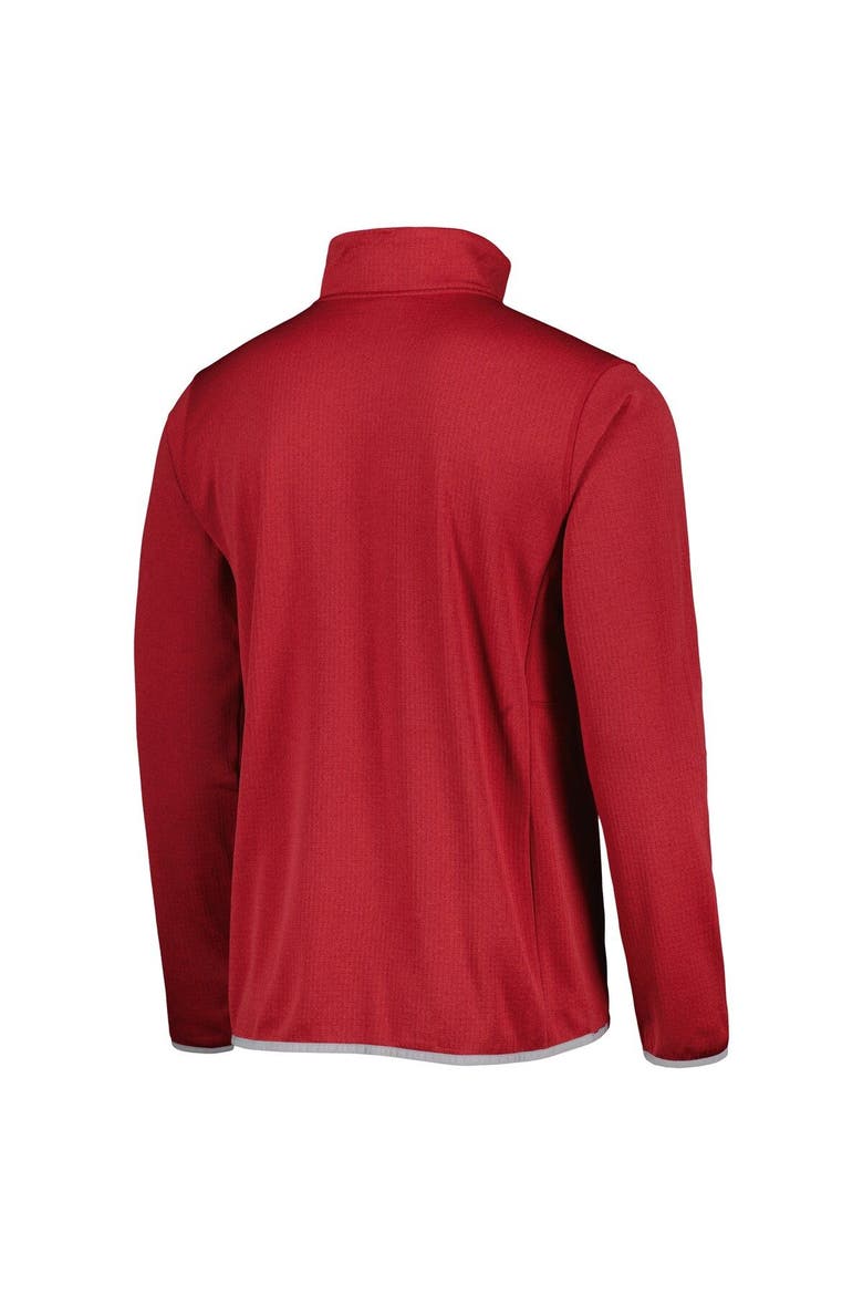 Men's Columbia Crimson Oklahoma Sooners Park View Omni-Wick Half-Zip Top, Alternate, color, Crimson