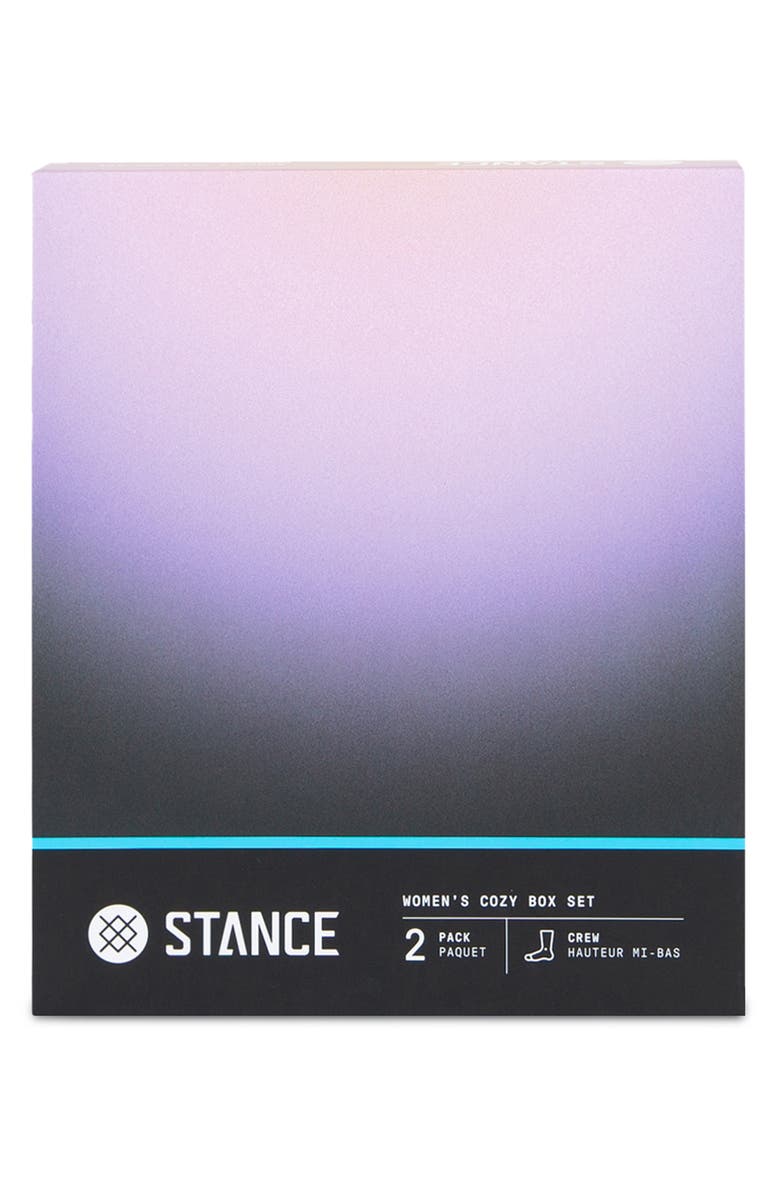 Stance Patchwork Assorted 2-Pack Crew Socks Gift Box Set, Alternate, color, Multi Pack