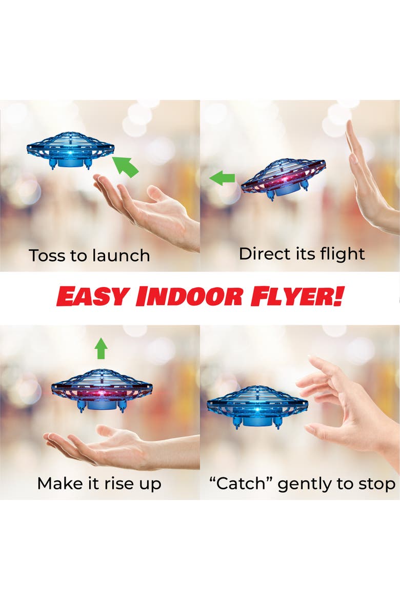 Scoot Hand Operated Drone - Blue, Alternate, color, Blue