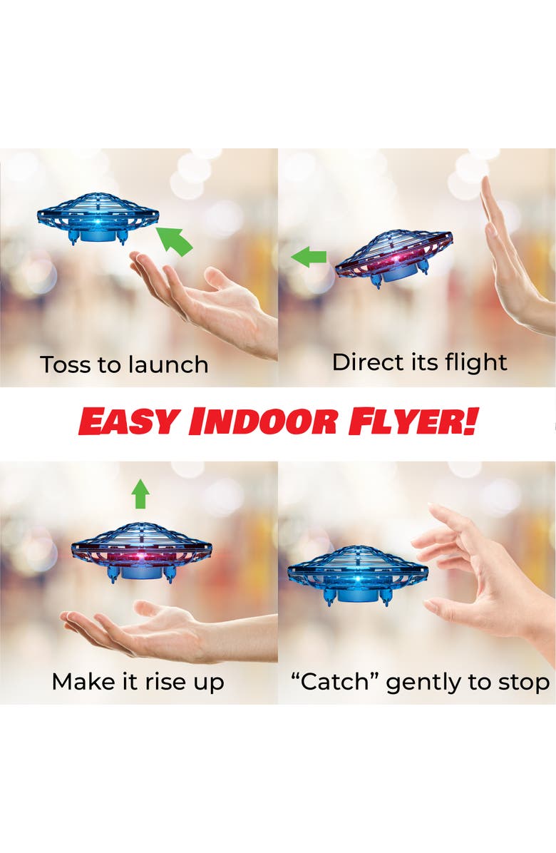 Force1 Scoot Hand Operated Drone - Blue, Alternate, color, Blue