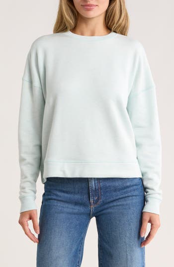 Vineyard Vines Dreamcloth Crewneck Sweatshirt In White