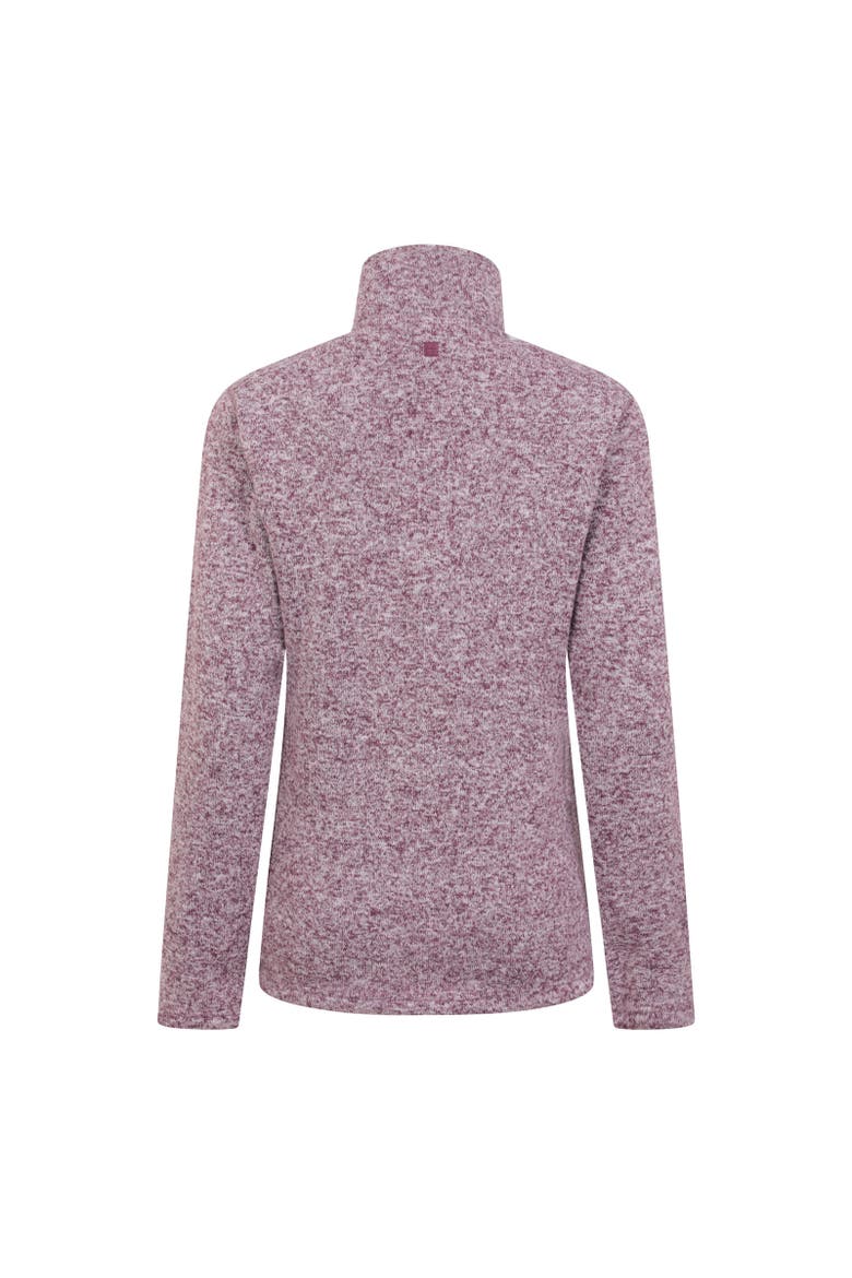 Idris Half Zip Fleece Top, Alternate, color, Burgundy