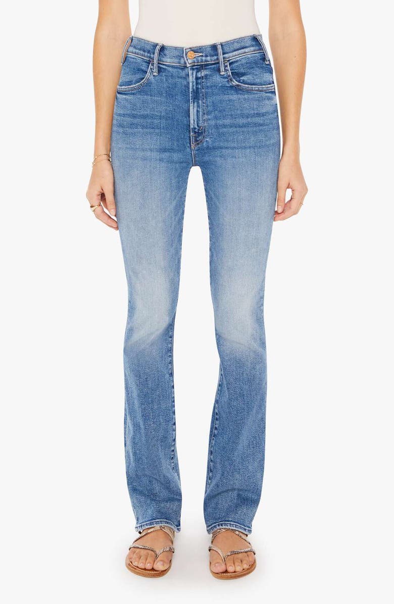 MOTHER The Hustler Sneak Bootcut Jeans, Main, color, 