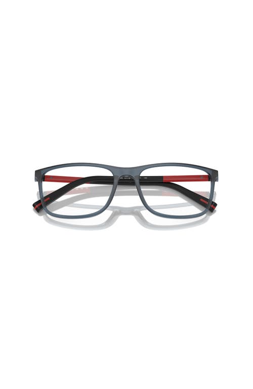 Prada Linea Rossa 57mm Rectangle Optical Glasses In Multi