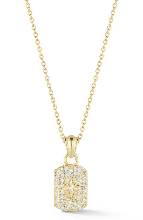 Star Tag Pendant Necklace