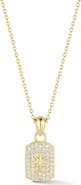 GLAZE JEWELRY Star Tag Pendant Necklace