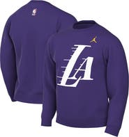Jordan Brand Men's Jordan Brand Purple Los Angeles Lakers Statement Edition Sweatshirt