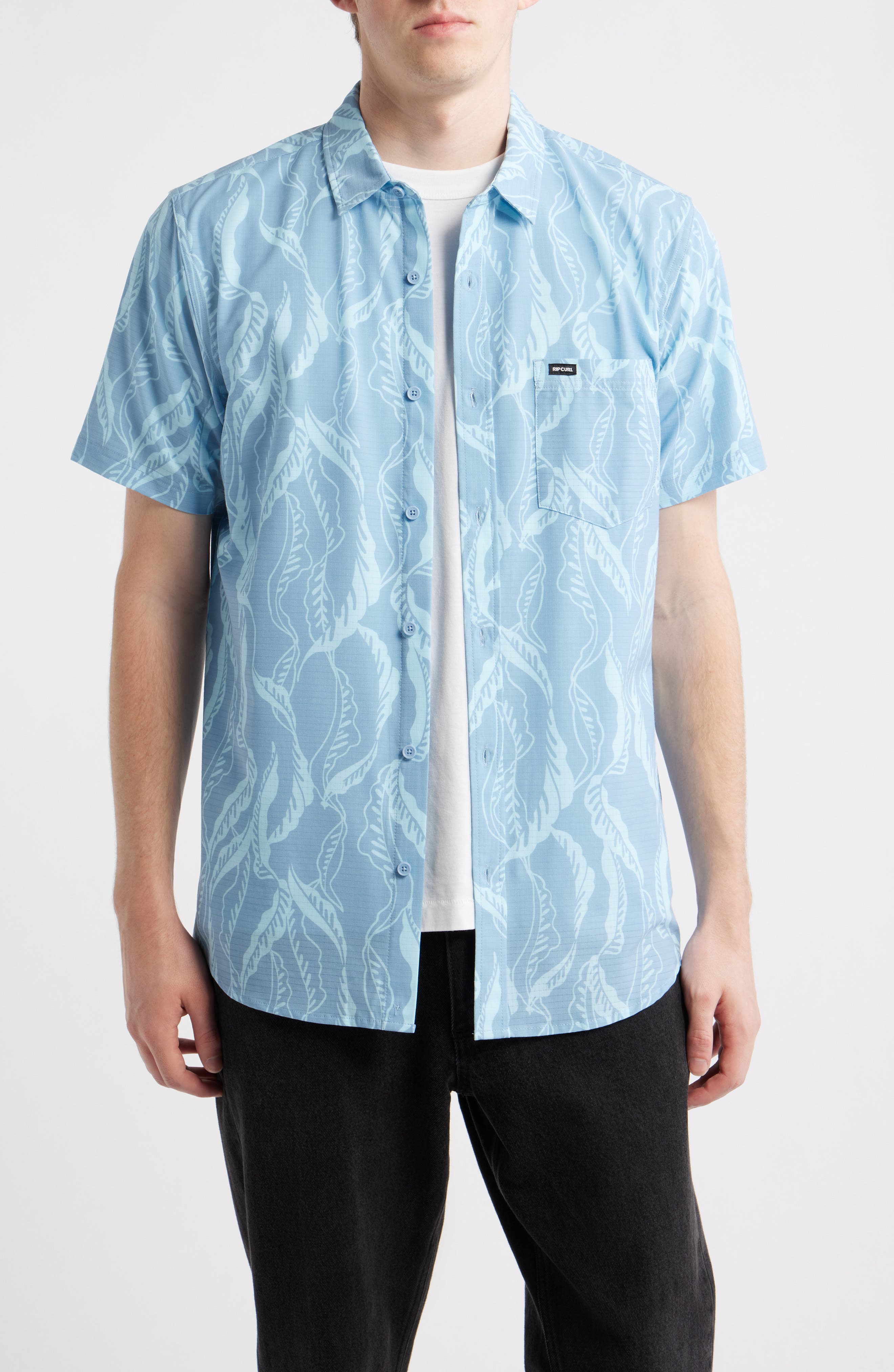 Sessions Aerotech Short Sleeve Performance Button-Up Shirt - image 3