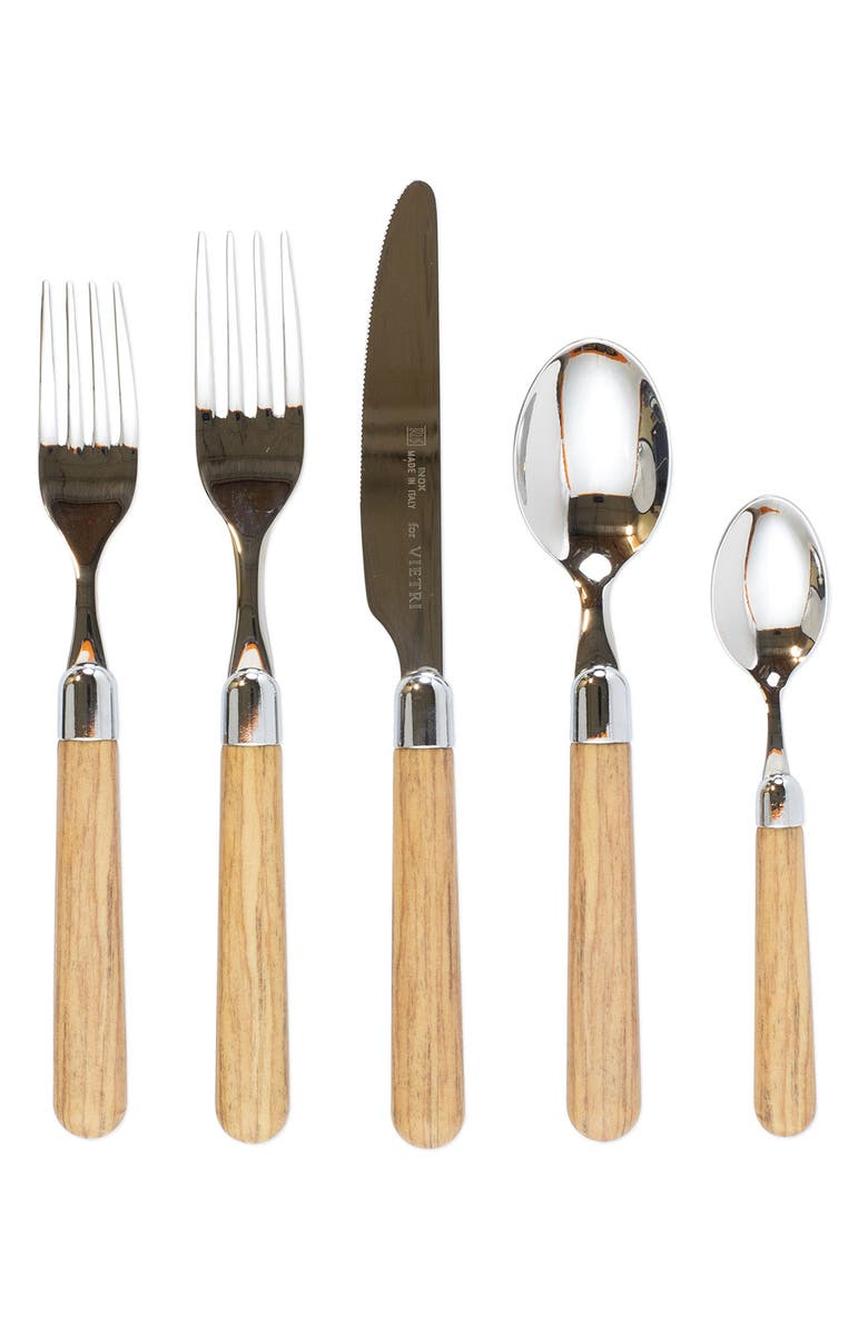 VIETRI Albero 5-Piece Place Setting, Main, color, Oak