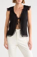 EDIT by JASON WU Sleeveless Tie Neck Top