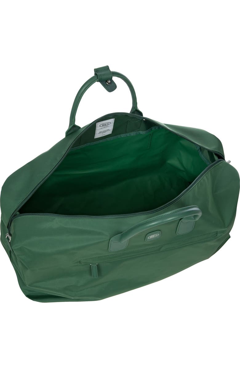 Bric's Positano 22'' Deluxe Duffle, Alternate, color, Emerald