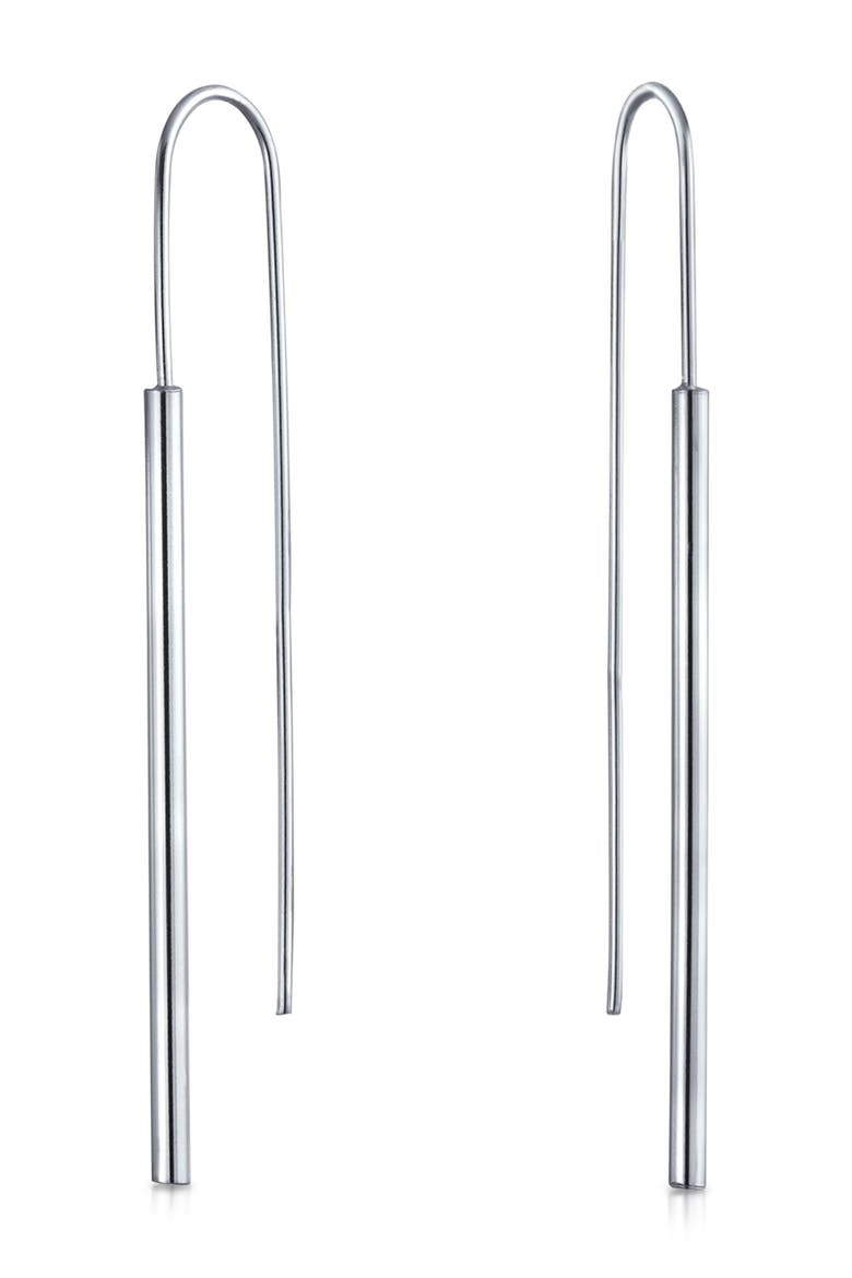 BLING JEWELRY Sterling Silver Rod Drop Earrings (Women) | Nordstromrack