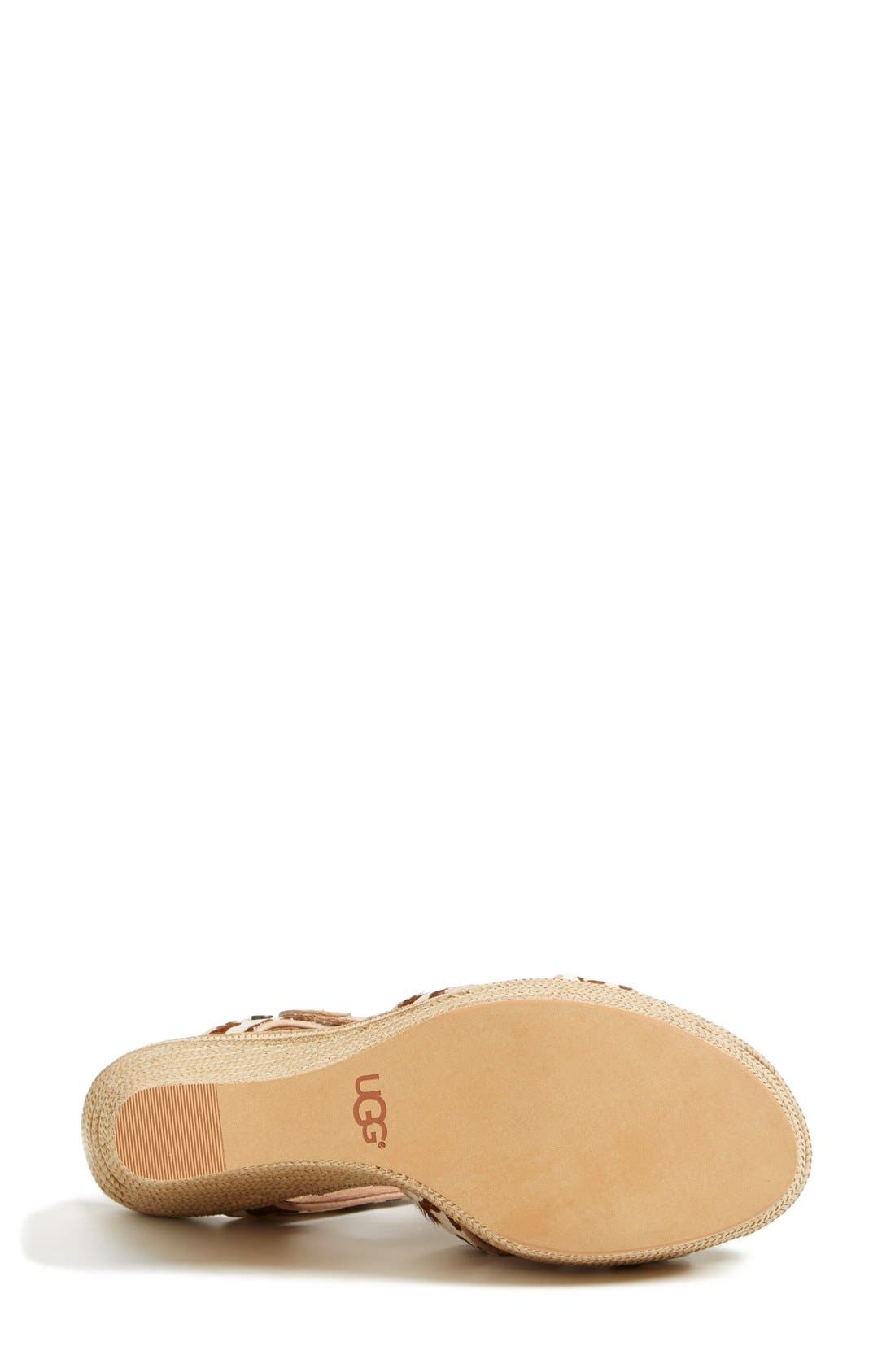Australia 'Jazmine' Leopard Print Sandal, Alternate, color, SPRING LEOPARD