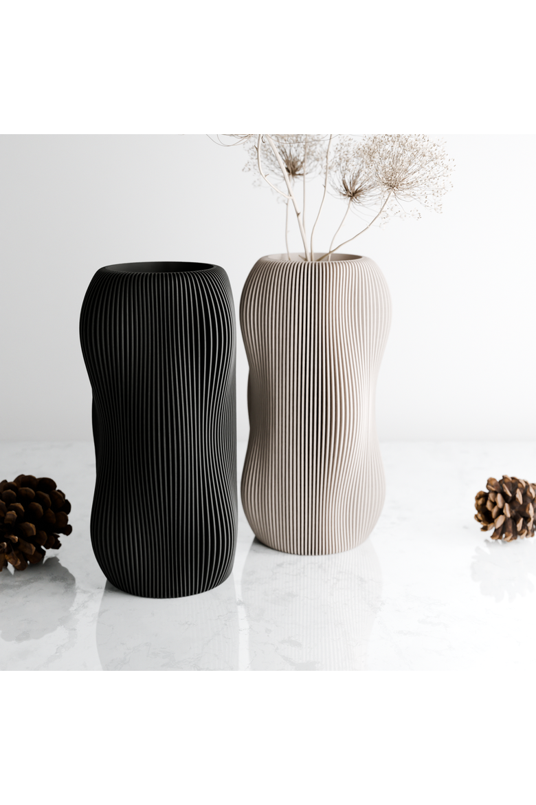Bubbly Vase, Main, color, Muted White - 9.4"