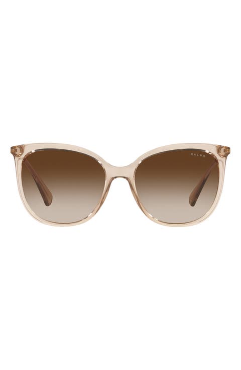 56mm Gradient Butterfly Sunglasses