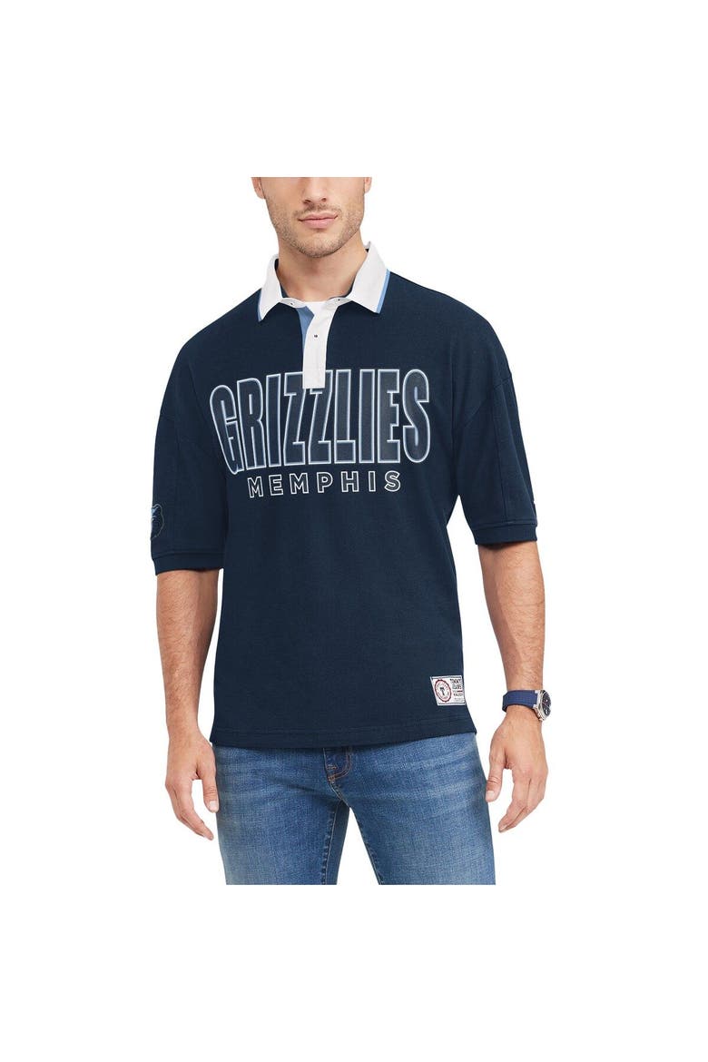 Men's Tommy Jeans Navy Memphis Grizzlies Stanley Pique Polo, Main, color, Navy