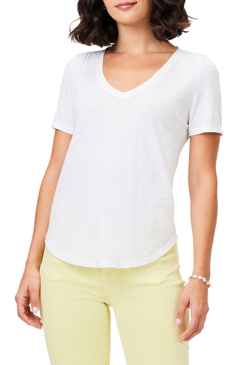 NZT by NIC+ZOE Cotton & Modal V-Neck T-Shirt, Main, color, 
