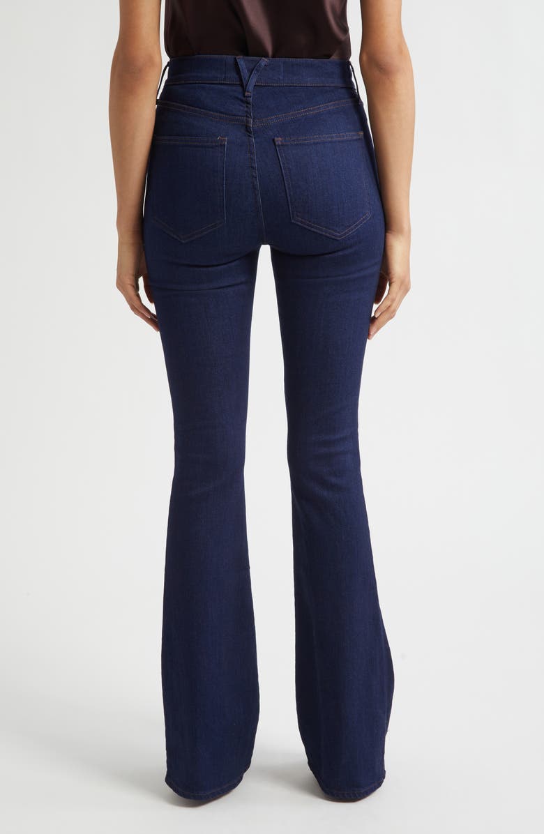 Veronica Beard Beverly Flare Jeans, Alternate, color, Indigo Rinse