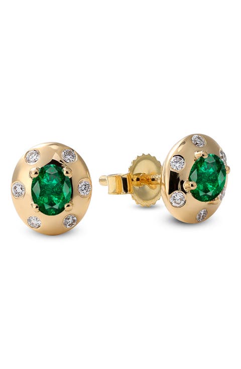 Aurum Petite Oval Stud Earrings