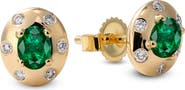 Mark Henry Aurum Petite Oval Stud Earrings