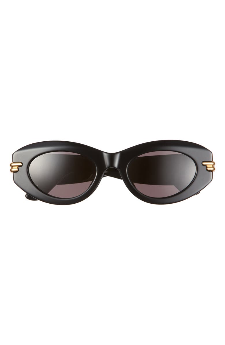 Bottega Veneta 51mm Oval Sunglasses, Main, color, 