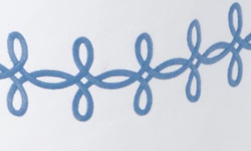Matouk Gordian Knot Cotton Shower Curtain In Ocean