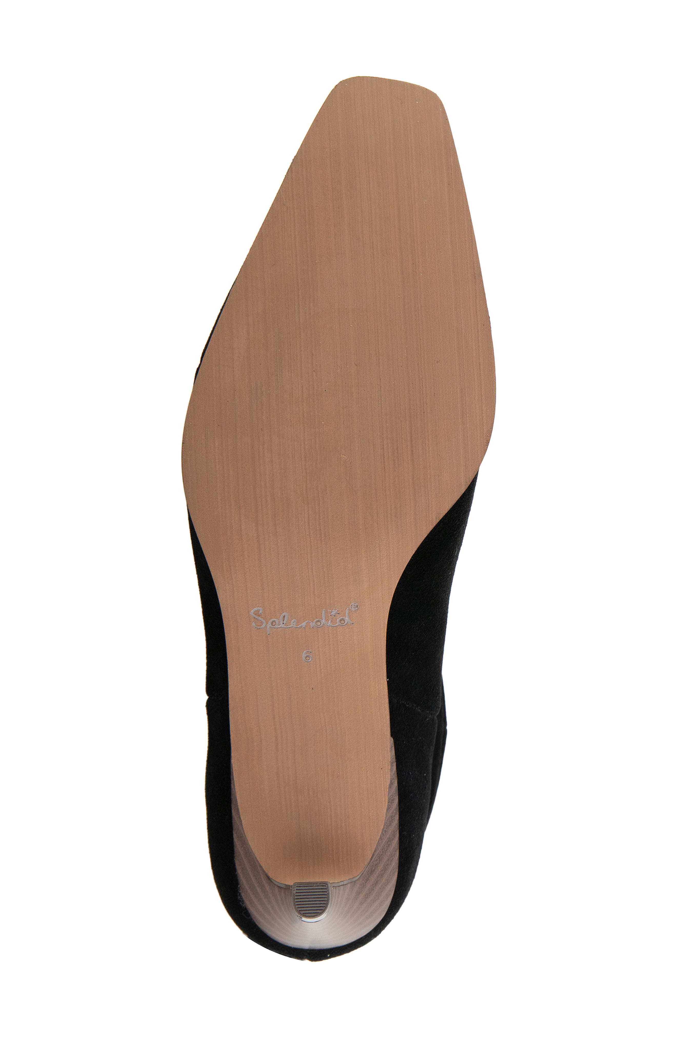 Splendid Jose Cap Toe Slouch Bootie, Alternate, color, Black