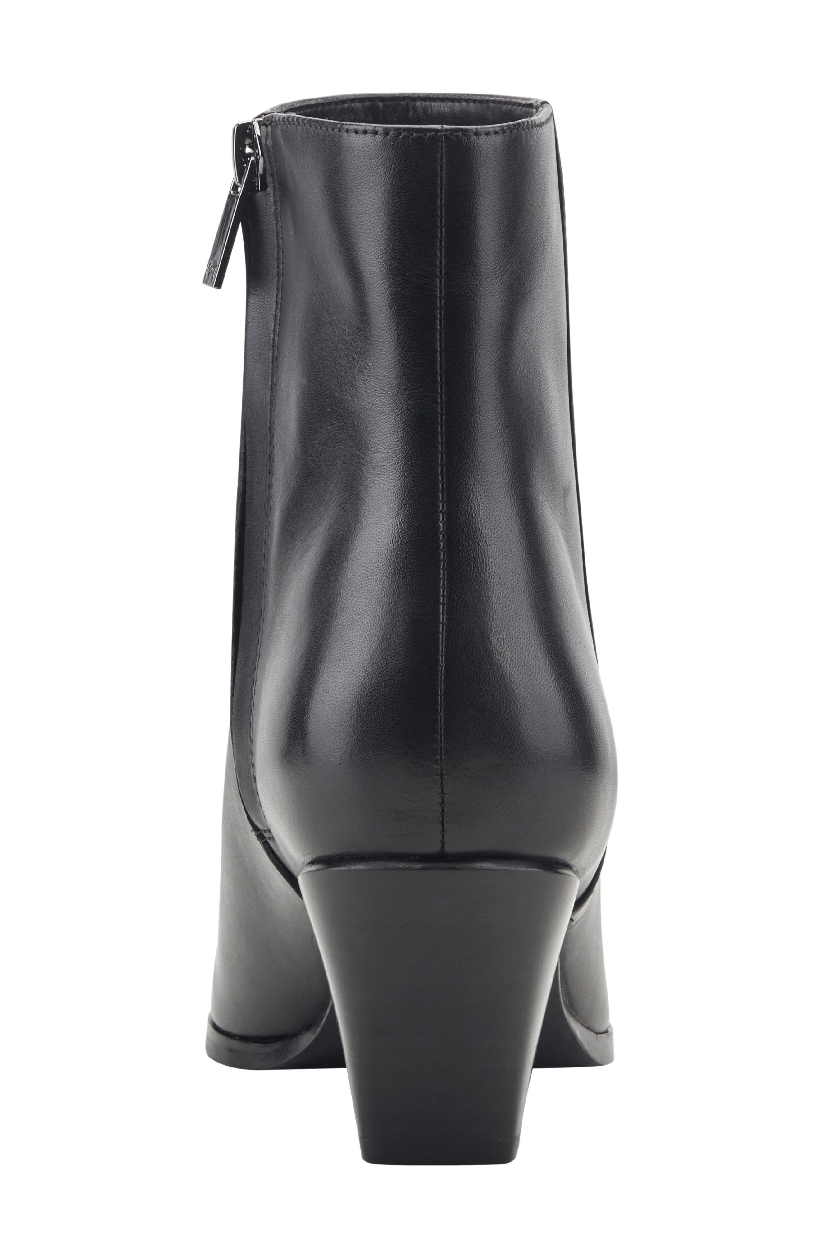 Tarrin Pointed Toe Bootie, Alternate, color, BLACK