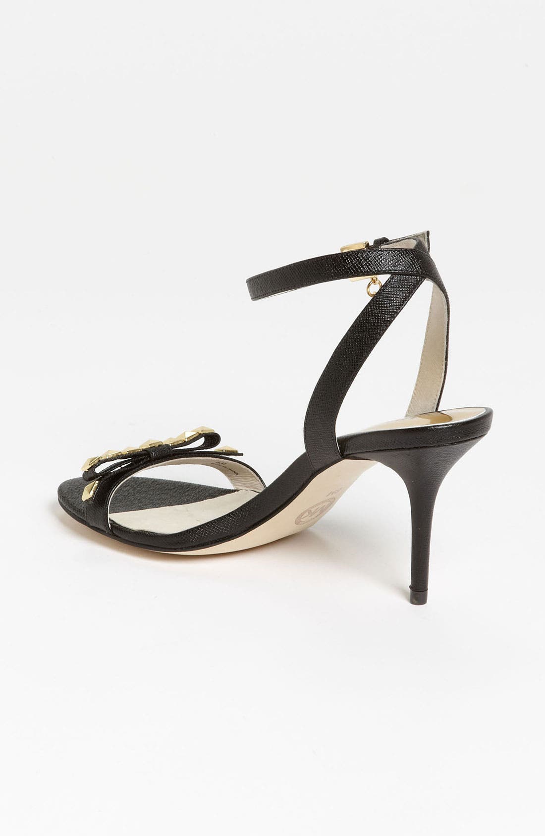 'Livvy' Sandal, Alternate, color, BLACK
