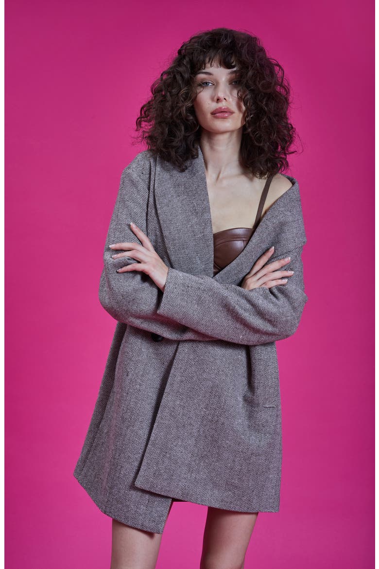 Shawl Collar Coat, Alternate, color, MOCCA