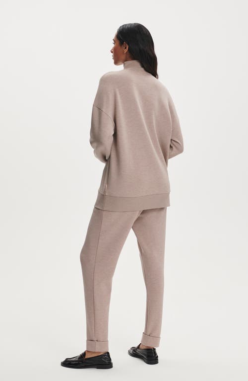 Varley Masie Long Half Zip Sweatshirt In Gray