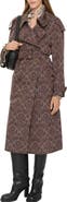 Burberry Long Baroque Viscose Blend Fitzrovia Trench Coat